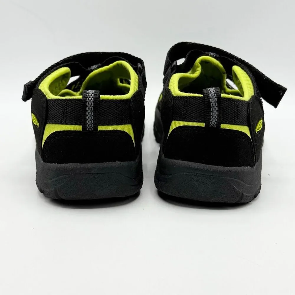KEEN Newport II Lime Green Black Hiking Sandals - Big Kid US 4 / EU 36